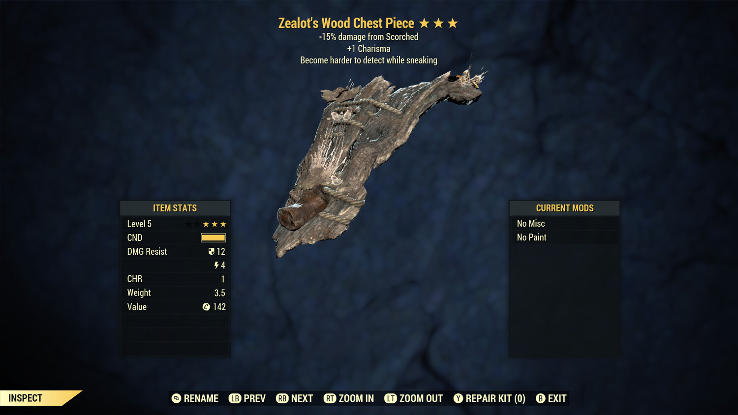 Zealots Wood Sneak C