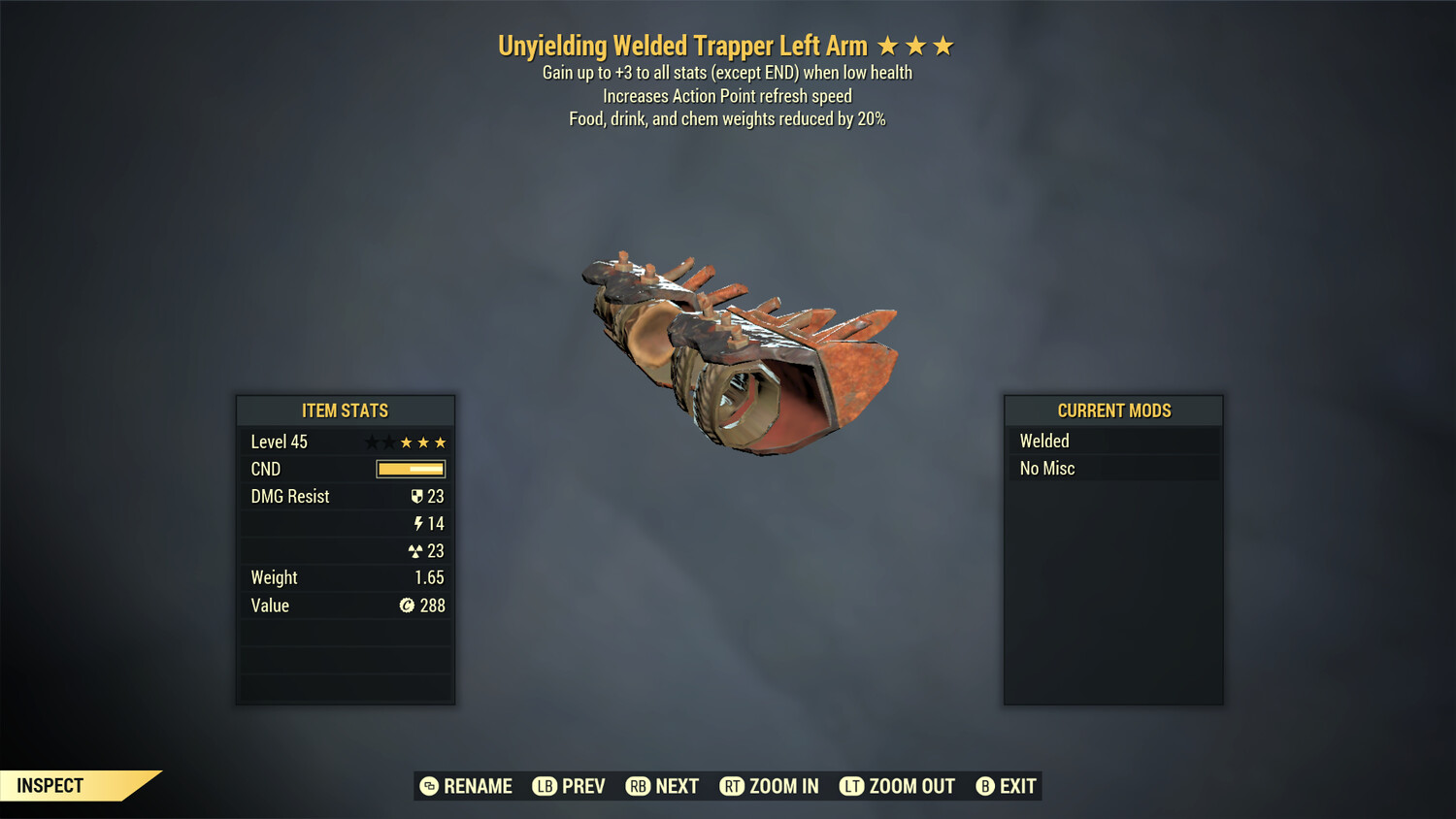 Unyielding AP FDC Trapper LA