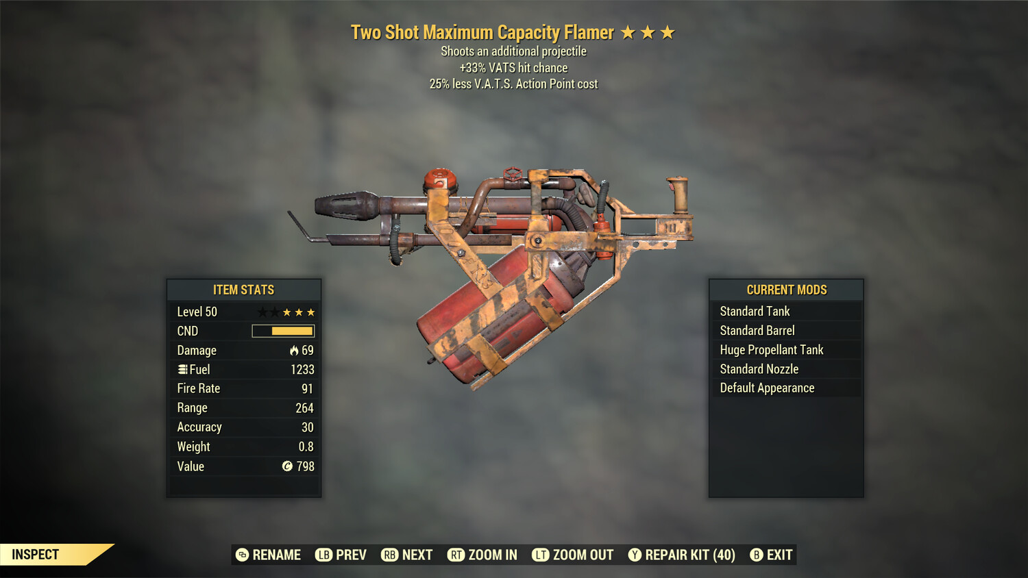 Two Shot 33/25 Flamer