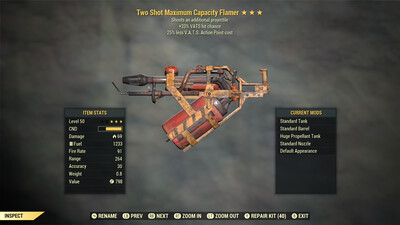 Two Shot 33/25 Flamer