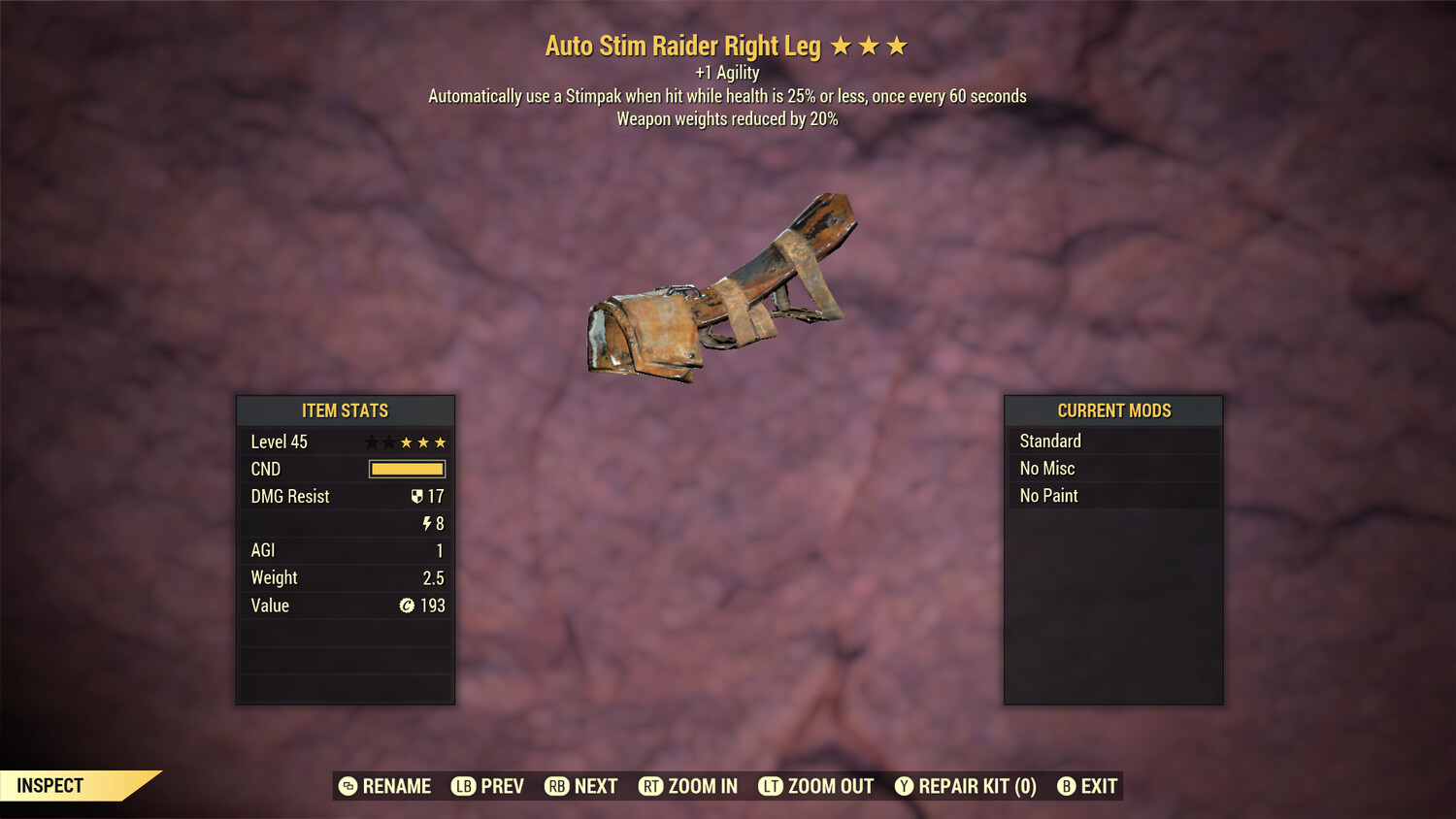 Auto Stim Raider WWR RL