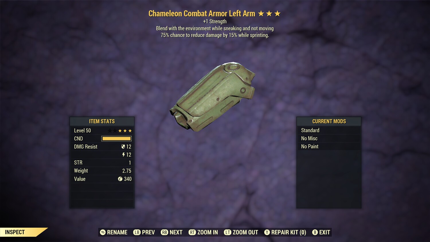 Chameleon Combat +1S Cavalier LA