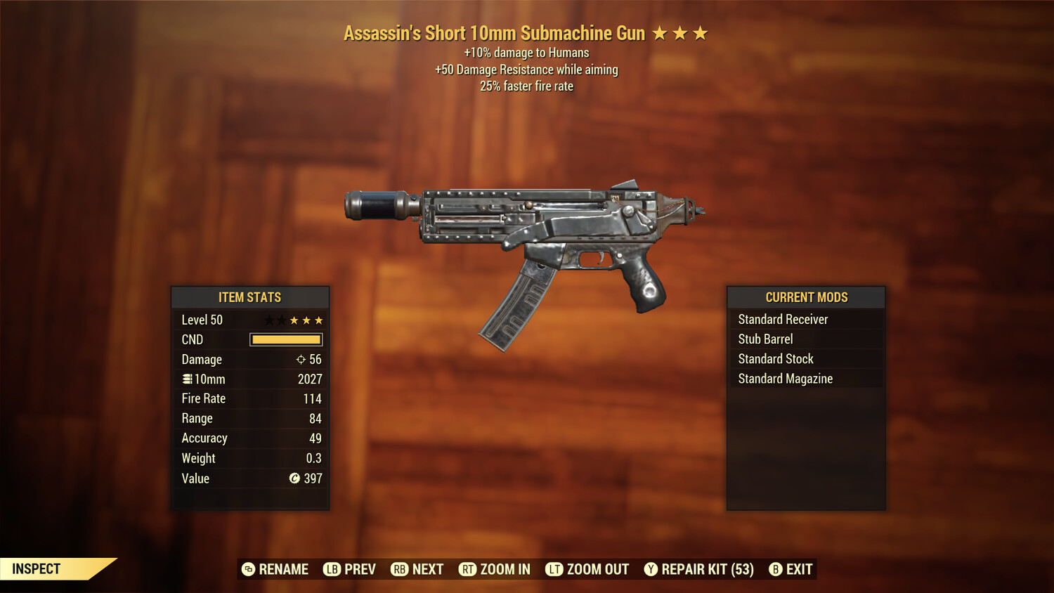 Assassins 10/25 10mm Submachine Gun