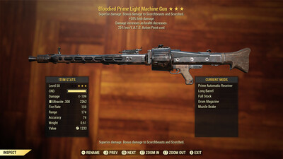 Bloodied 50L/25 Light Machine Gun