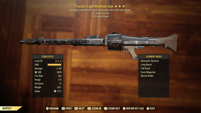 Furious 25/15 Light Machine Gun