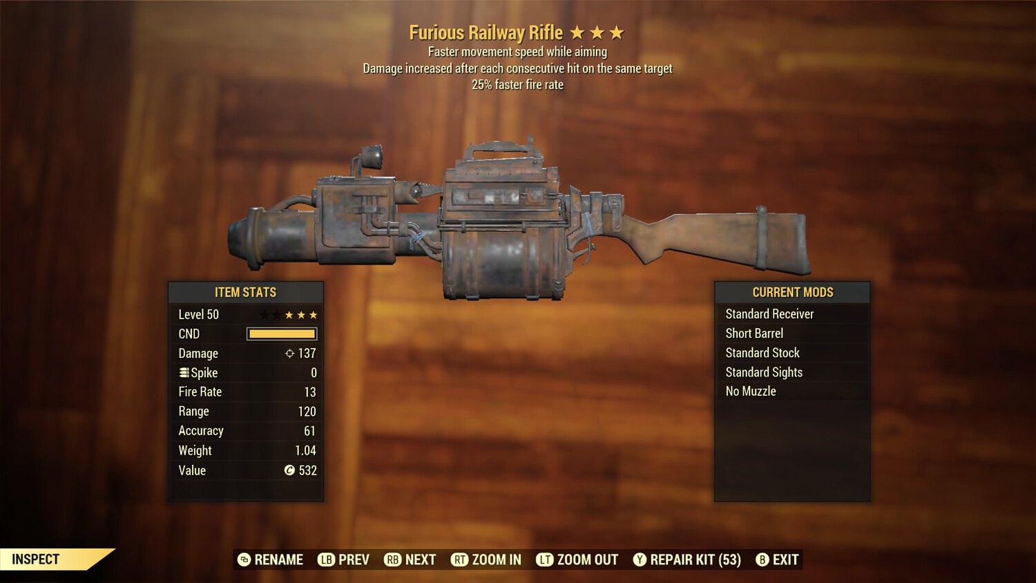 Furious 25/FMS Railway Rifle