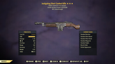 Instigating Explosive 90 Combat Rifle