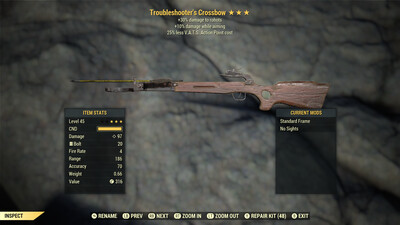 Troubleshooters 20/25 Crossbow