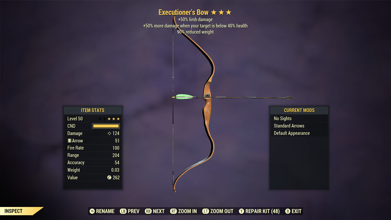 Executioners 50/90 Bow