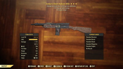 Junkie 10/15 Radium Rifle