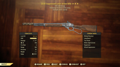 Quad 50/50 Lever Action