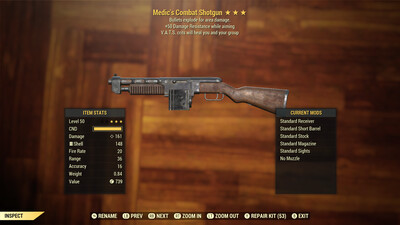 Medic Explosive 50 Combat Shotgun