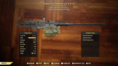 Zealots Explosive 50 50-Cal Machine Gun