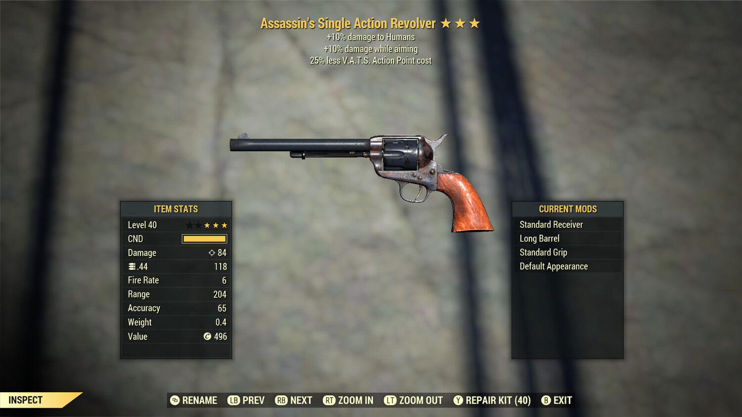 Assassins 10/25 Revolver