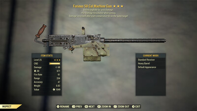 Furious Explosive 50 50-Cal Machine Gun