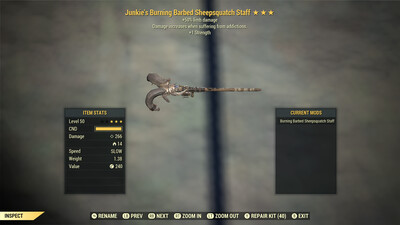 Junkie 50/1S Sheepsquatch Staff