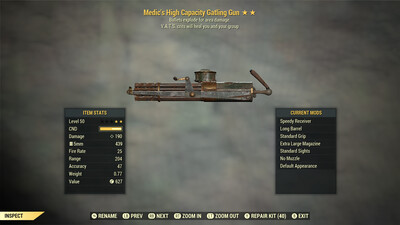 Medic Explosive Gatling Gun