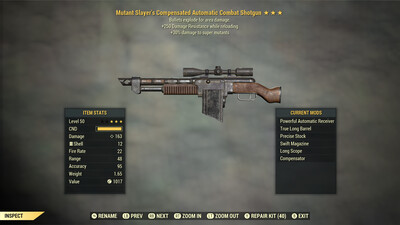 Mutant Slayers Explosive Combat Shotgun