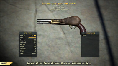 Anti Armor 25/90 Black Powder Pistol (legacy) 