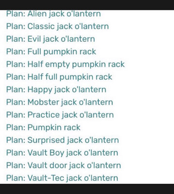 Halloween Event Plan Set (no New 2023 Plans)