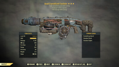 Quad 10/FMS Cryolator