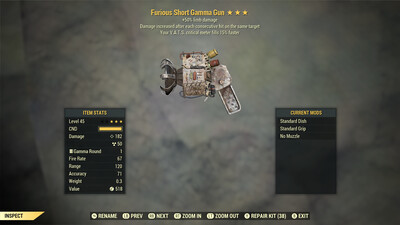 Furious 50/15 Gamma Gun