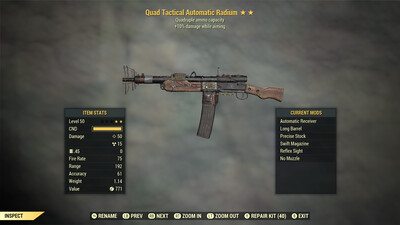 Quad 25 Radium Rifle