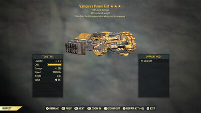 Vampire 50/90 Power Fist