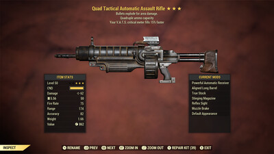 Quad Explosive 15 Assault Rifle