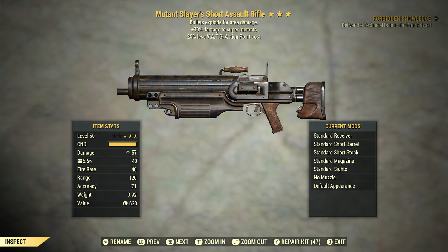 Mutants Explosive 25 Assault Rifle