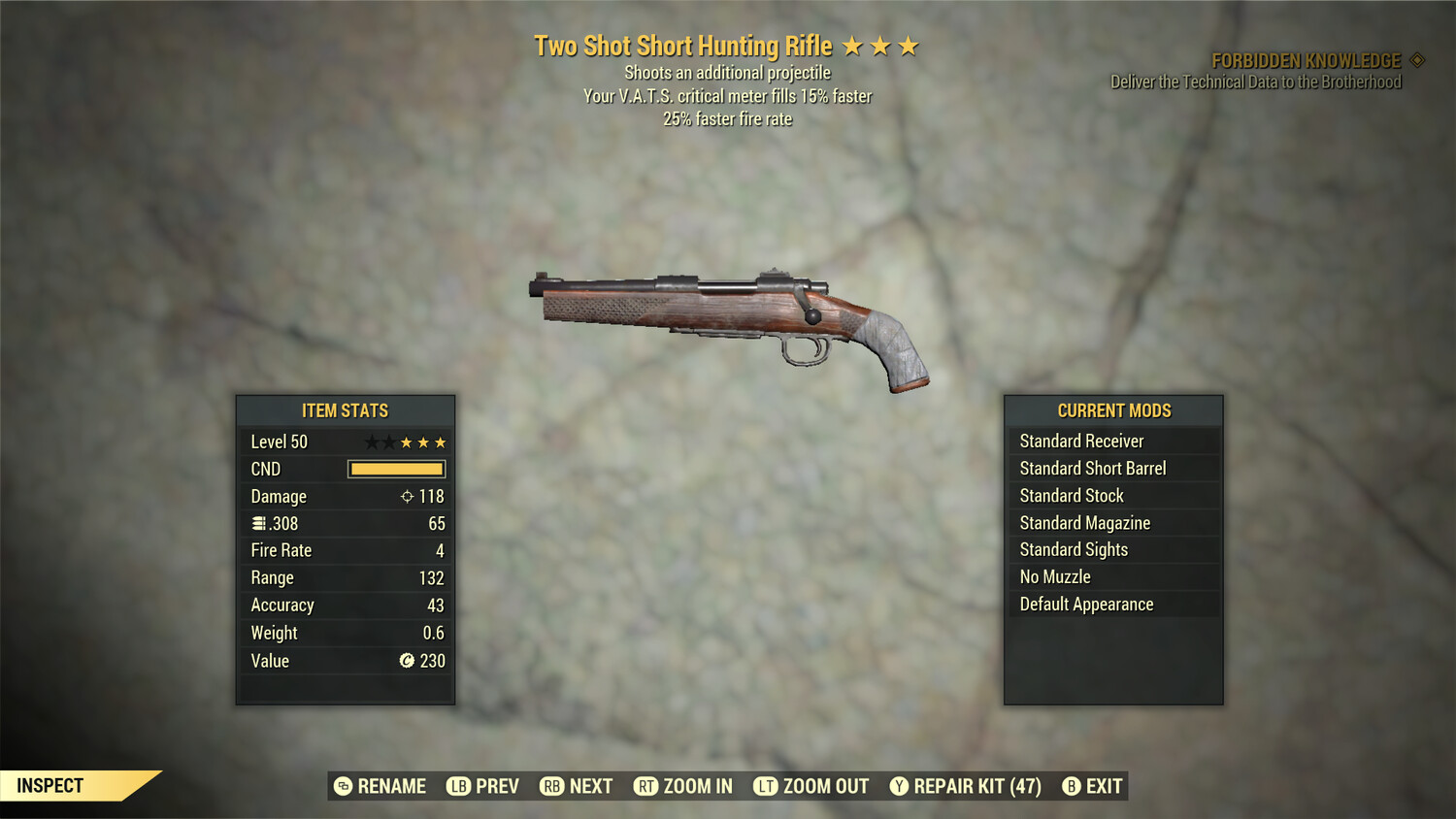 Two Shot 25/15 Hunting Rifle