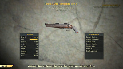 Two Shot 25/15 Hunting Rifle