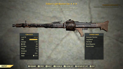 Stalkers Explosive 25 Light Machine Gun