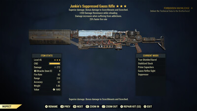 Junkies 25/250 Gauss Rifle