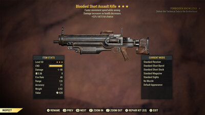 Bloodied 33/FMS Assault Rifle