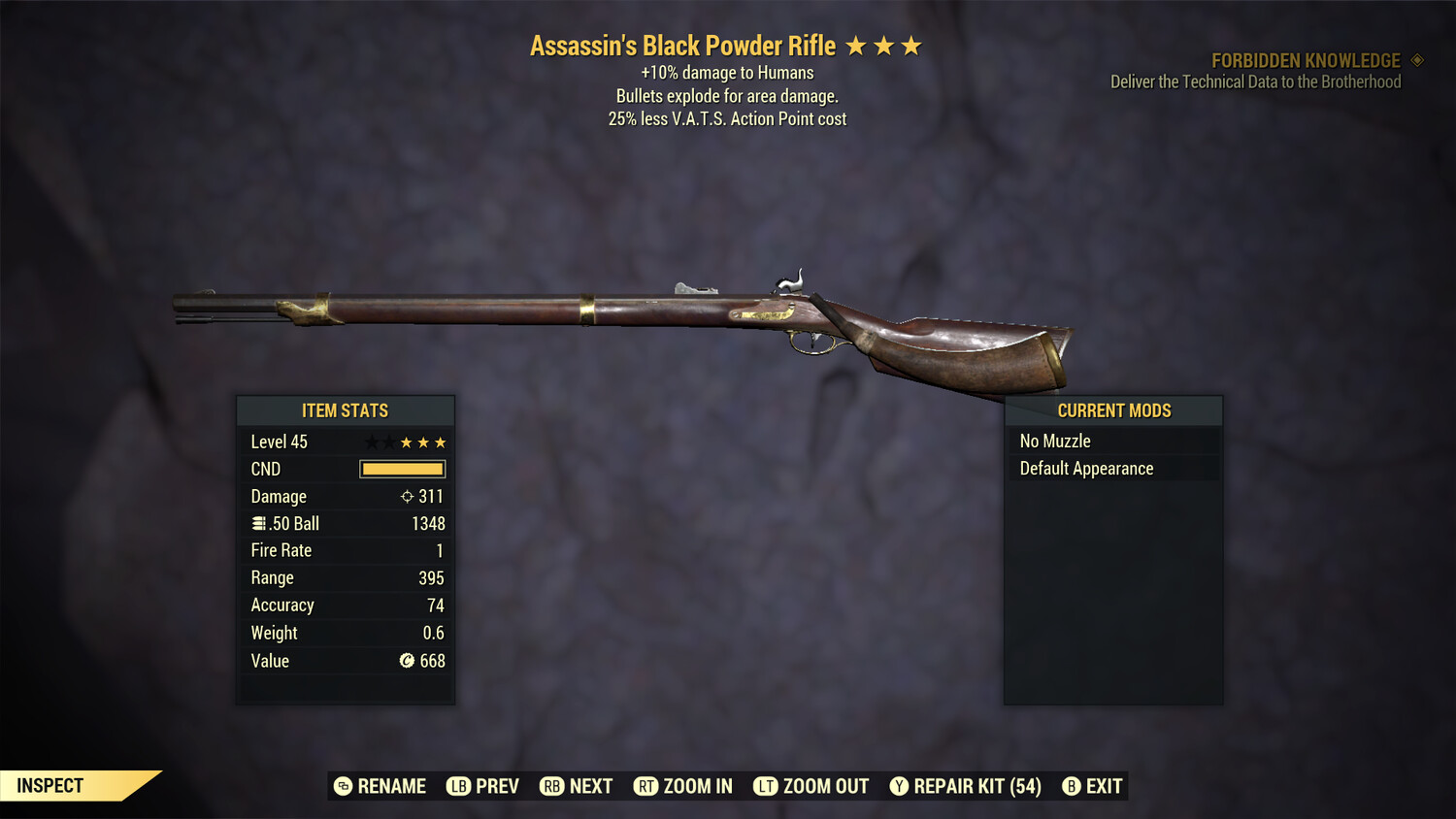 Assassins Explosive 25 Black Powder Rifle