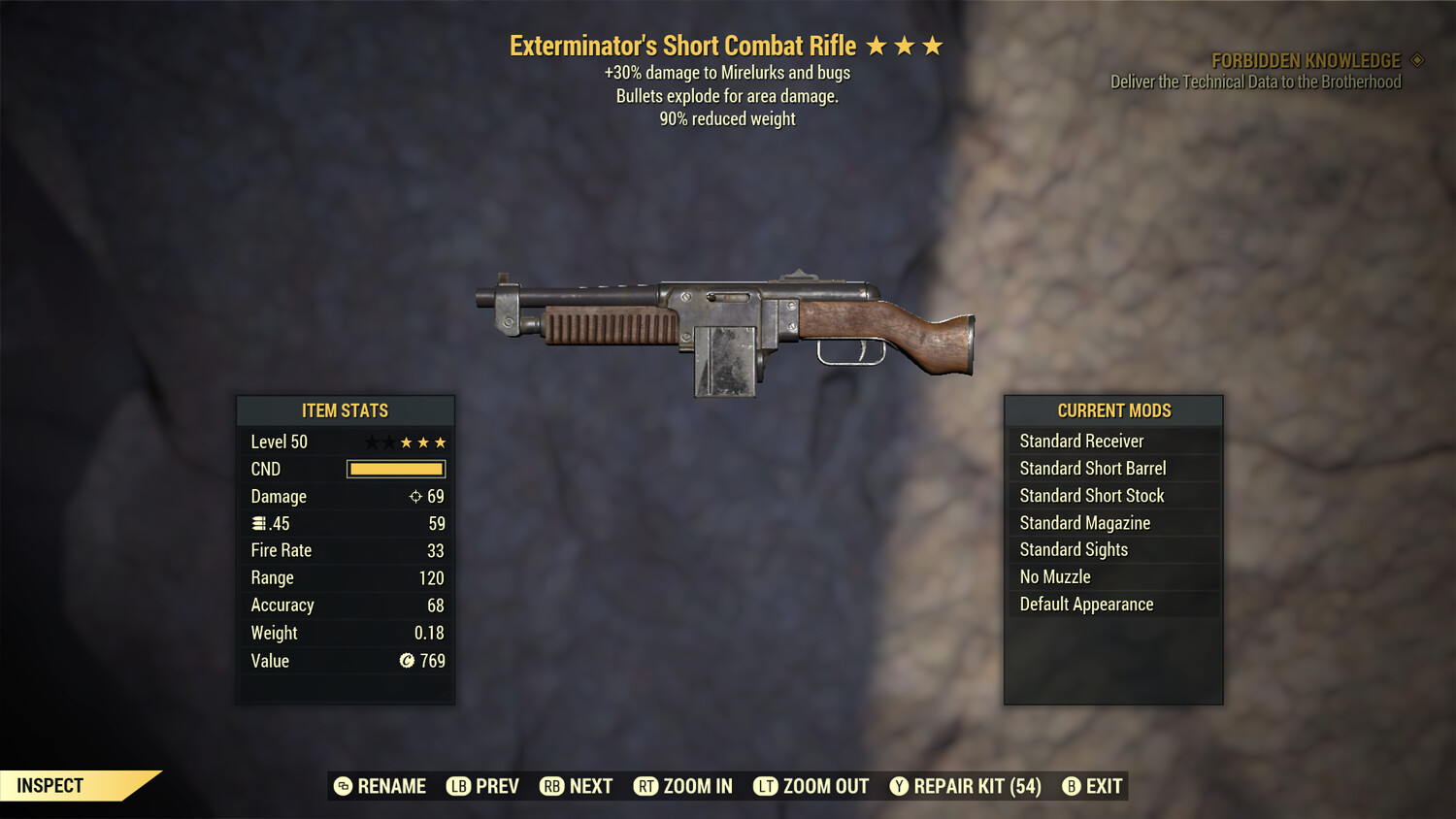 Exterminators Explosive 90 Combat Rifle