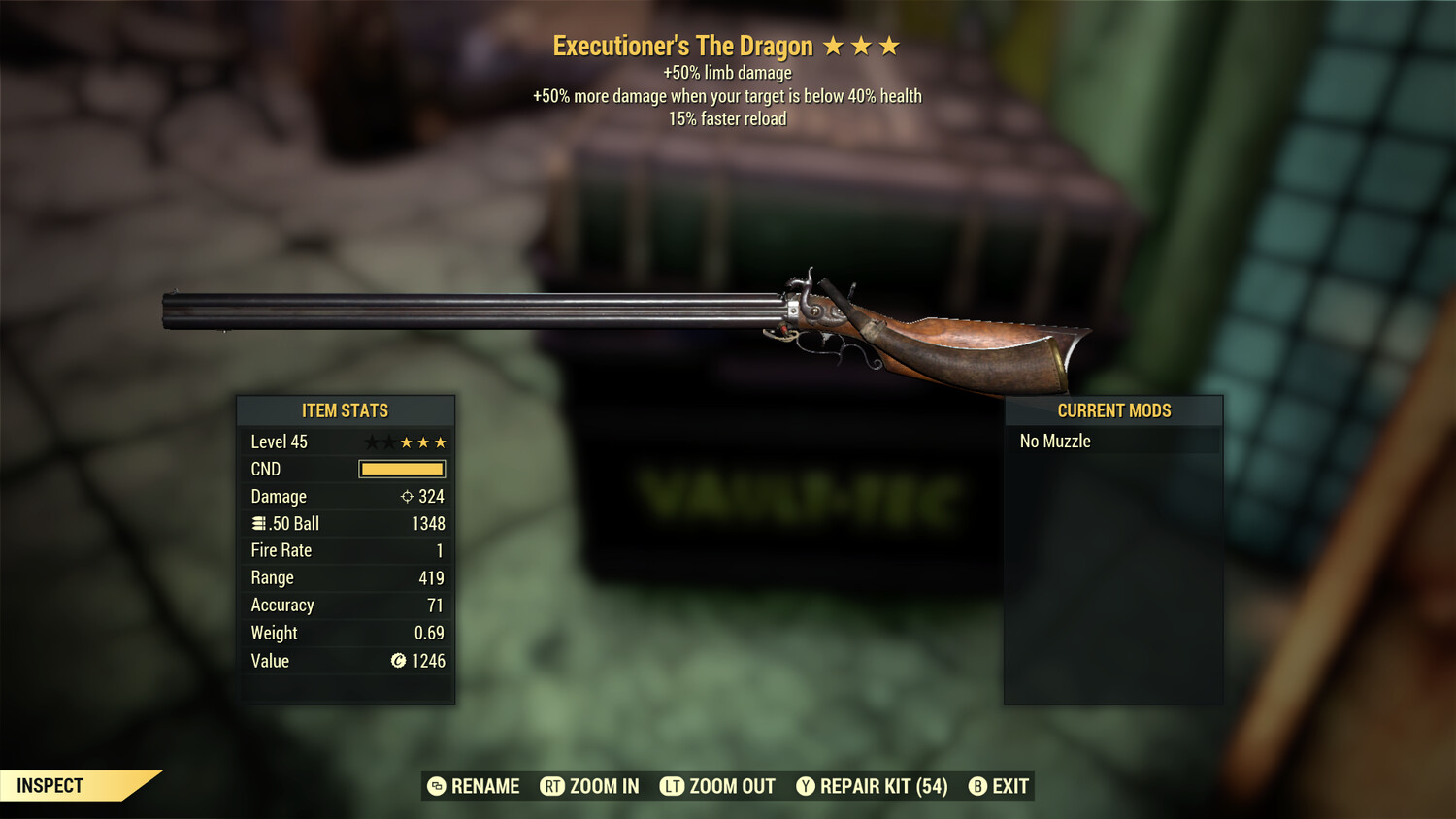 LEGACY Executioners The Dragon 50/15 Rerolled
