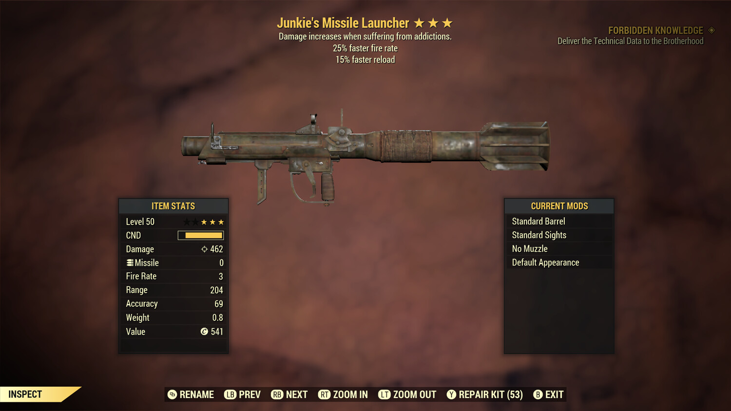 Junkie 25/15 Missile Launcher