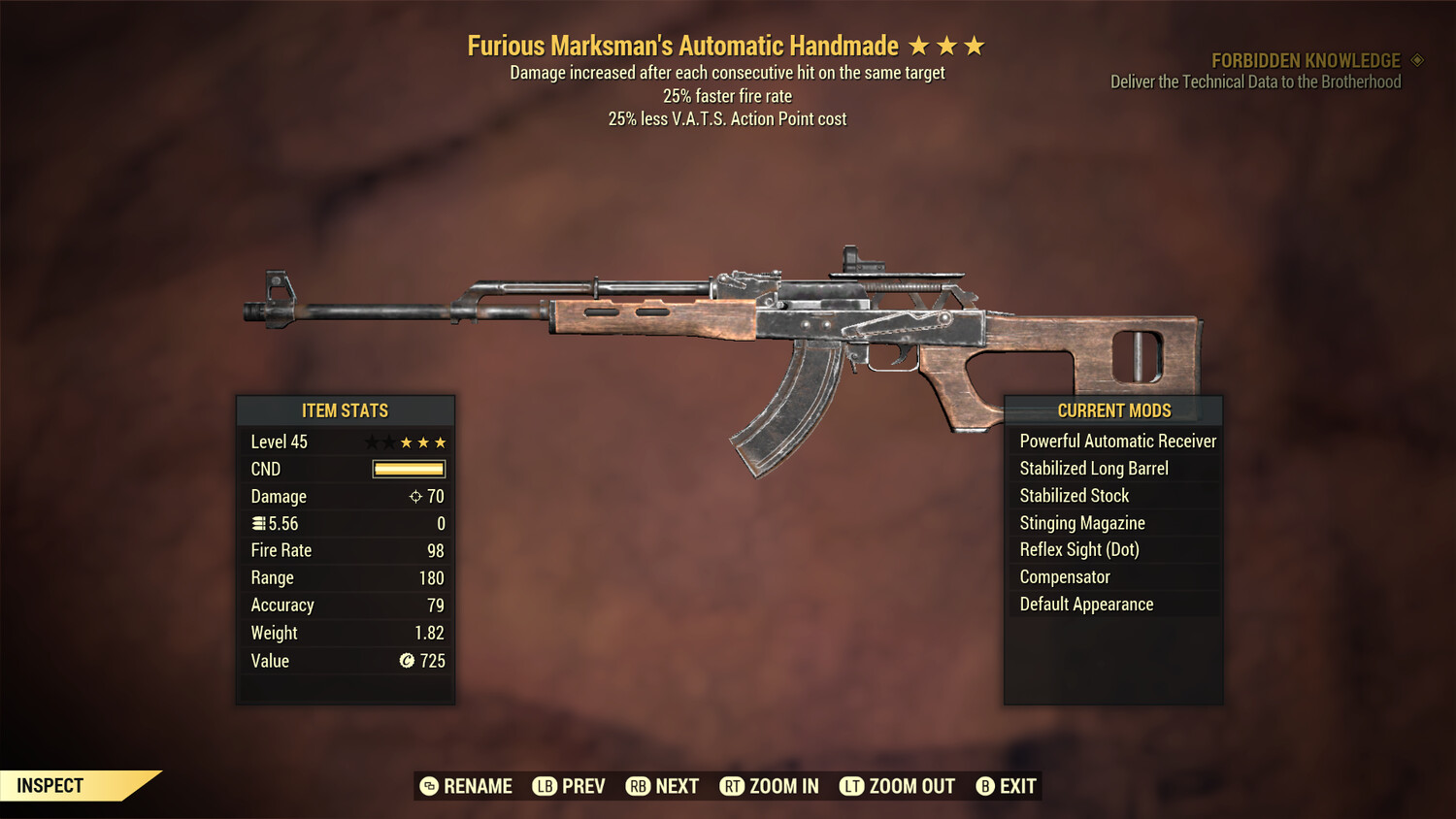 Furious 25/25 Handmade