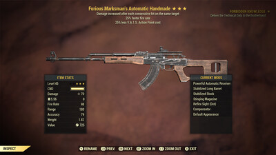 Furious 25/25 Handmade