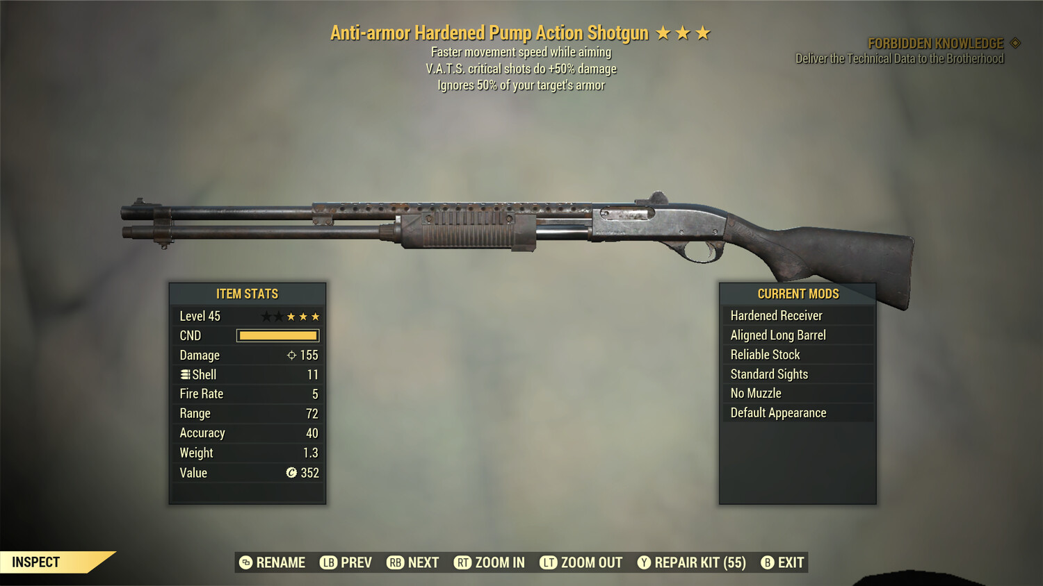 Anti Armor 50/FMS Pump Action Shotgun