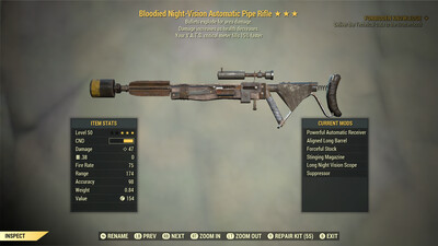 Bloodied Explosive 15c Pipe Rifle