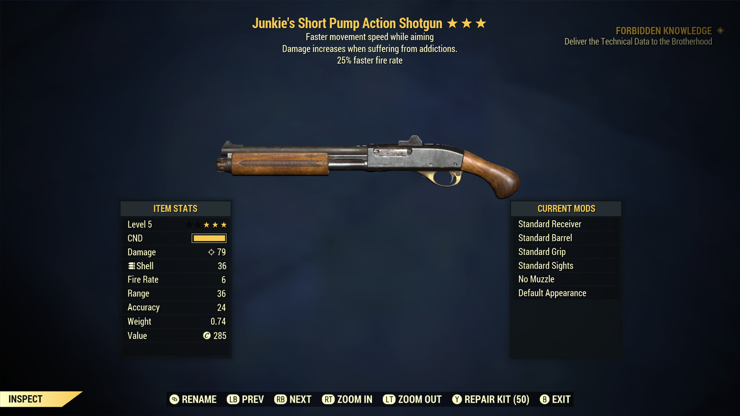 Junkie 25/FMS Pump Action Shotgun