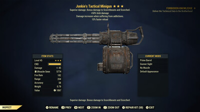 Junkie 50/15 Minigun