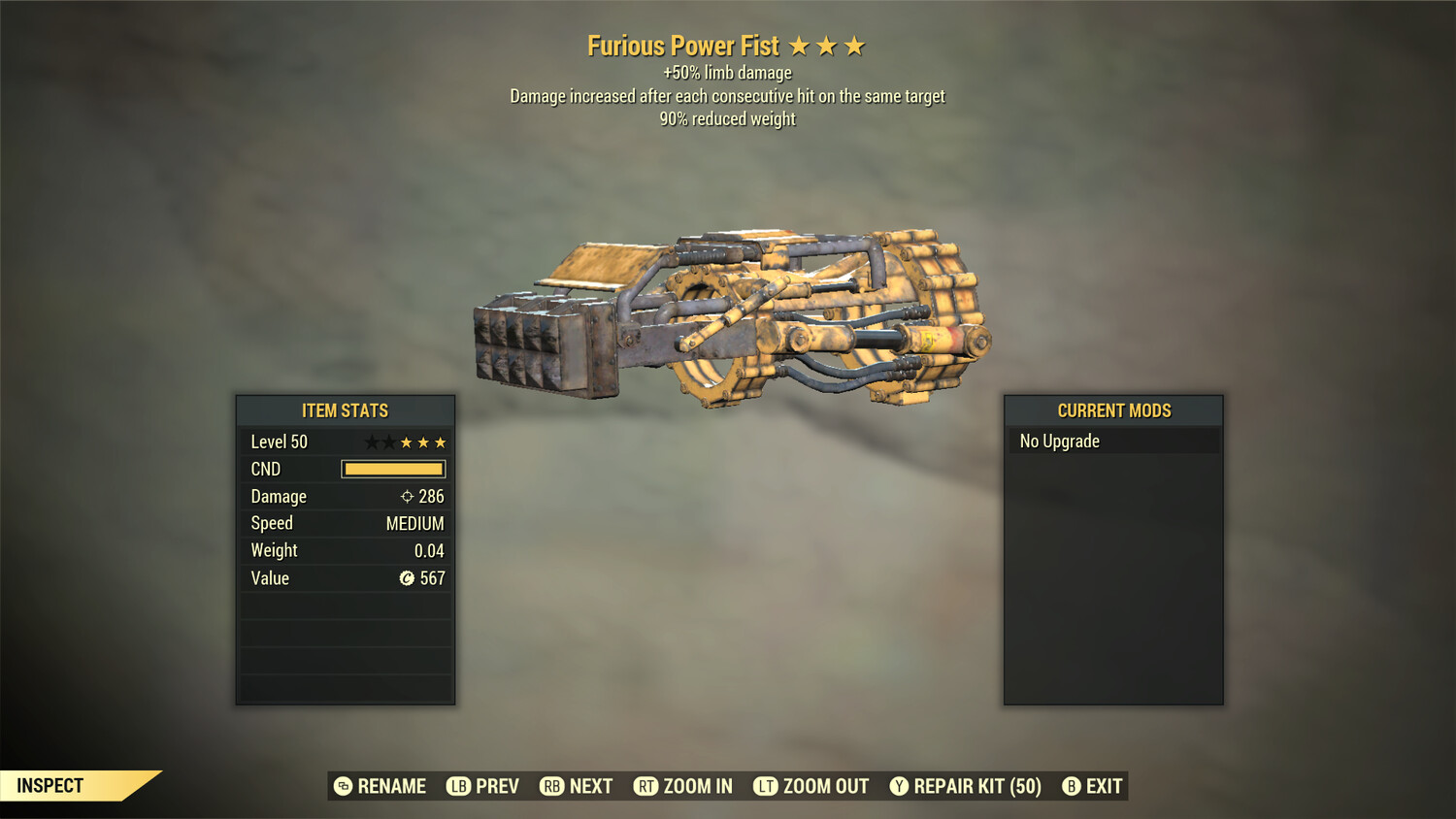 Furious 50/90 Power Fist