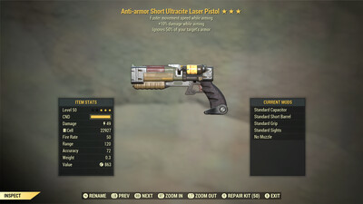 Anti Armor 10/FMS Laser Pistol/Rifle 