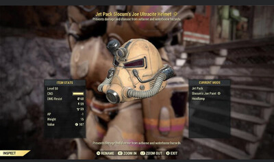 LEGACY JETPACK ULTRACITE HELMET Power Armor Piece 