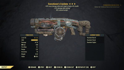 Executioners 25A/90 Cryolator