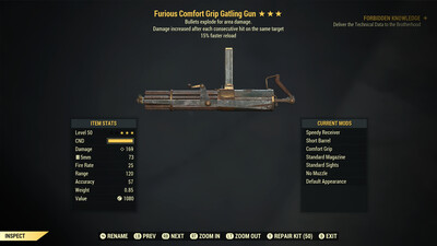 Furious Explosive 15r Gatling Gun